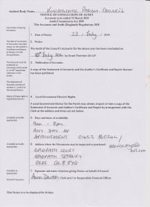 2014 Audit Completion Notice 001